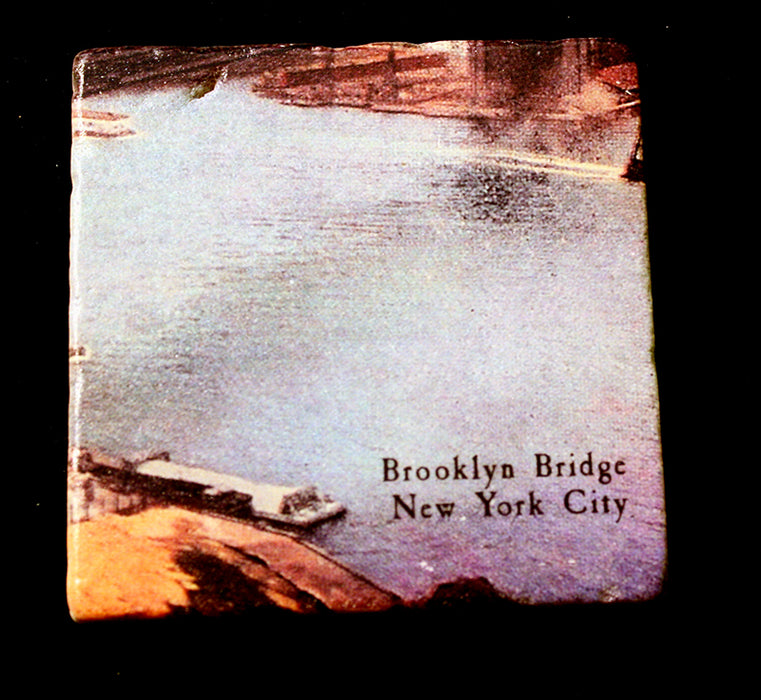Brooklyn Bridge Marble Coasters