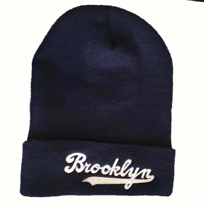 Brooklyn navy blue beanie