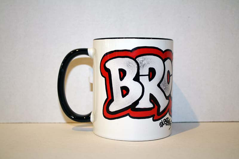 Brooklyn graffiti souvenir mug