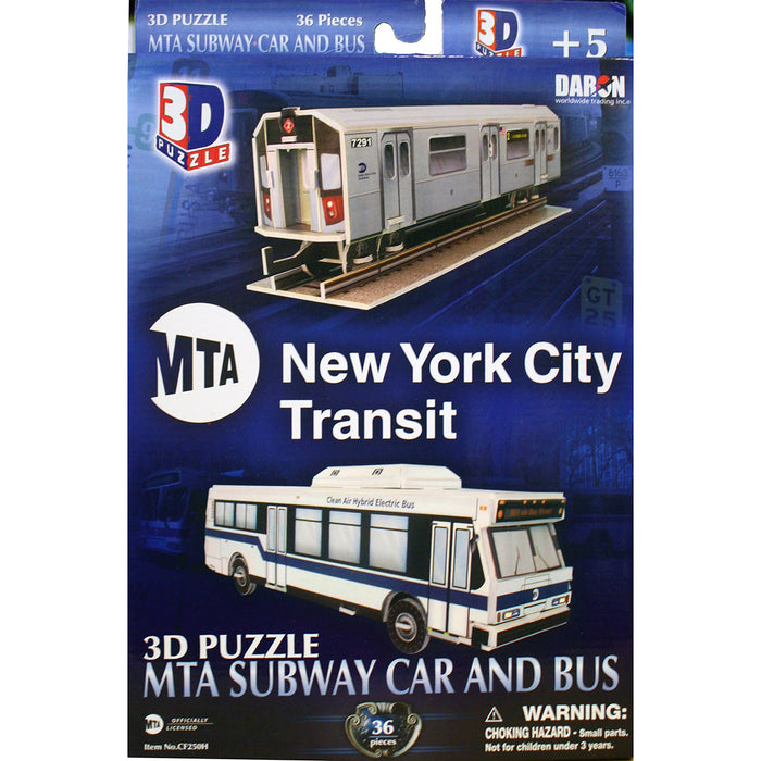 New York City Transit 3D puzzle