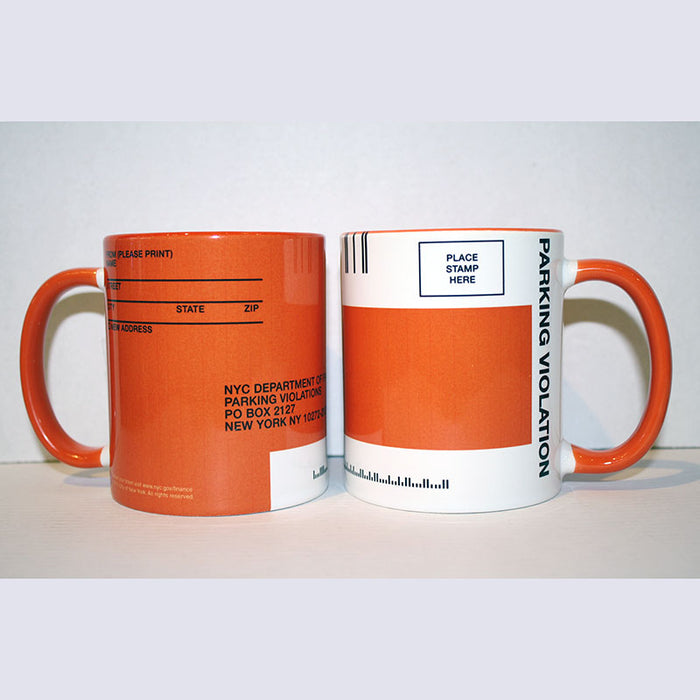 New York City Parking ticket mug