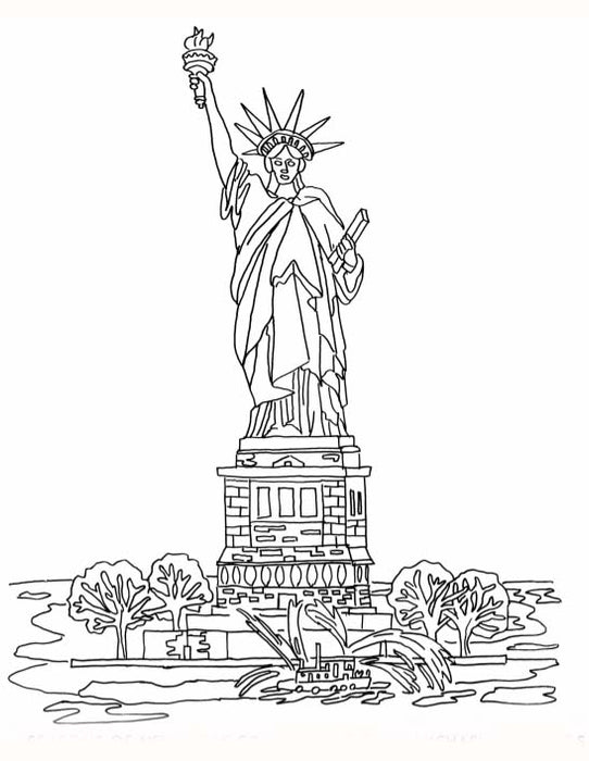 Seasons of New York Coloring Book