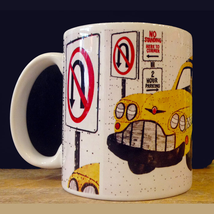 New York City taxi cab mug