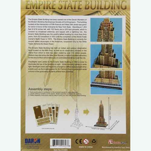 Empire State Building 3D Puzzle