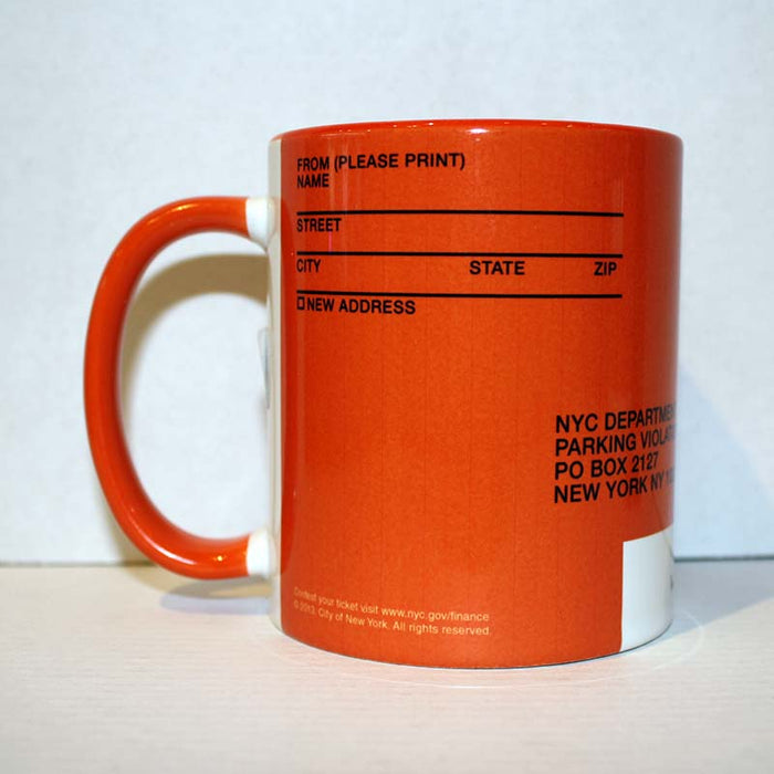 New York City Parking ticket mug