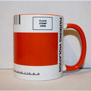 New York City Parking ticket mug