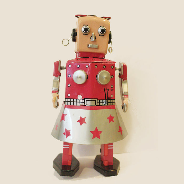 Venus Robot Windup Tin Toy