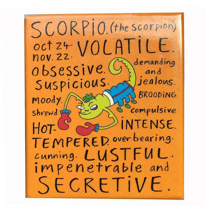 Scorpio Horoscope Magnet Negative Traits
