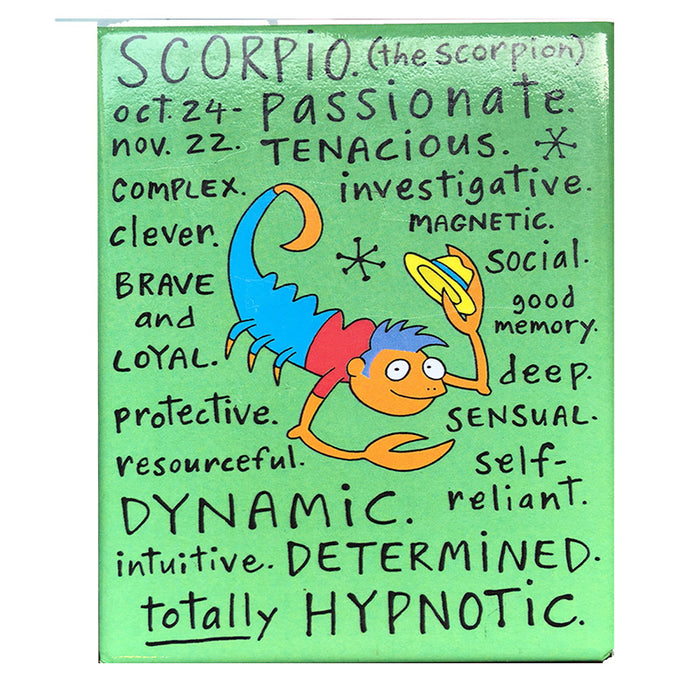 Scorpio Positive Traits Horoscope Magnet