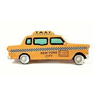 NYC classic taxi magnet