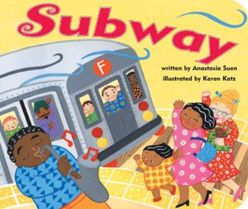 Subway, hop, hop, hop, on the subway, children's book.