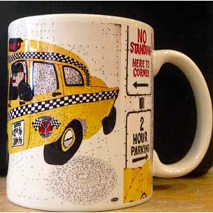 NYC Taxi mug