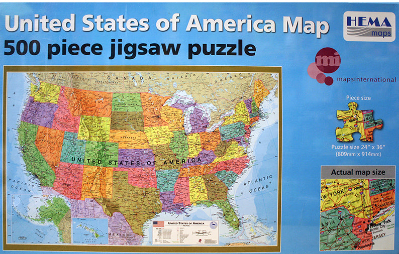 United States of America map
