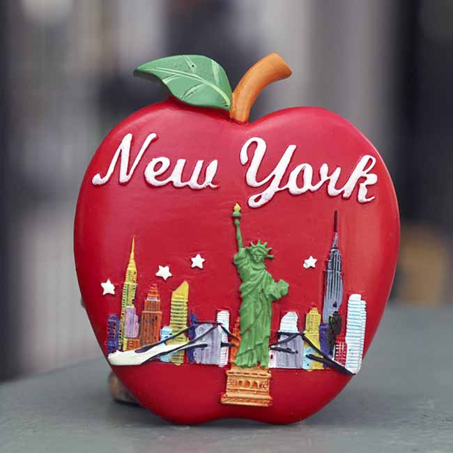 Big apple New York City Souvenir Magnet