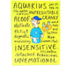Aquarius Zodiac Sign Negative traits Fridge Magnet