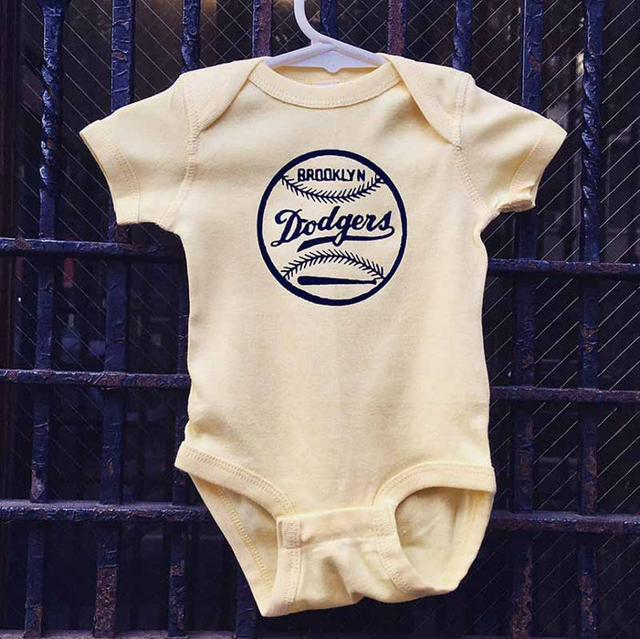 Brooklyn Baseball Dodgers Baby Onesie