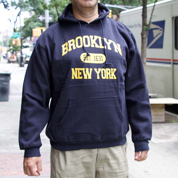 Brooklyn Est 1631 Hooded  Sweatshirt Adult