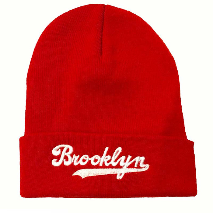Brooklyn Red Beanie
