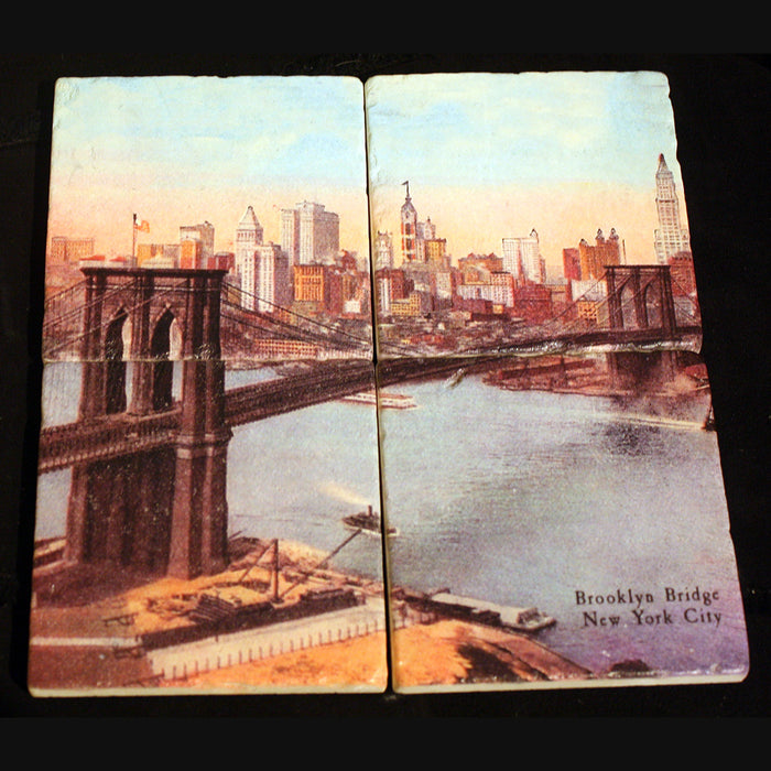Brooklyn Bridge Marble Coasters
