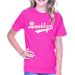 Brooklyn youth t-shirt hot pink