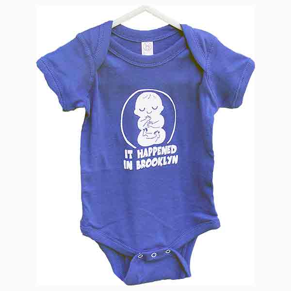 Brooklyn Themed Baby Onesies 100 % cotton