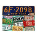 Vintage USA license plates