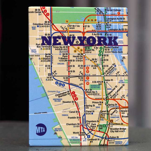 NYC subway line magnet