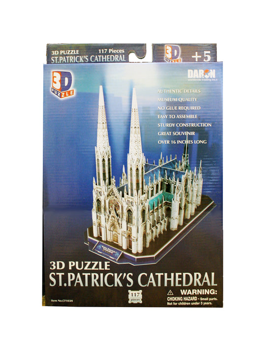 3D St. Patrick's Cathedral puzzle