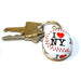 I love New York Baseball Keychain