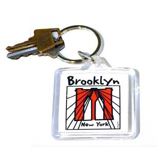 Brooklyn Bridge souvenir Keychain