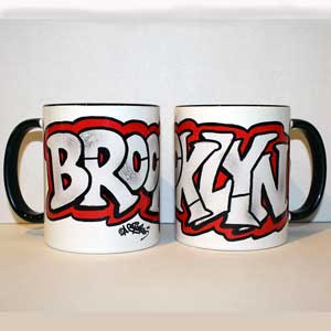 Brooklyn Graffiti Souvenir mug