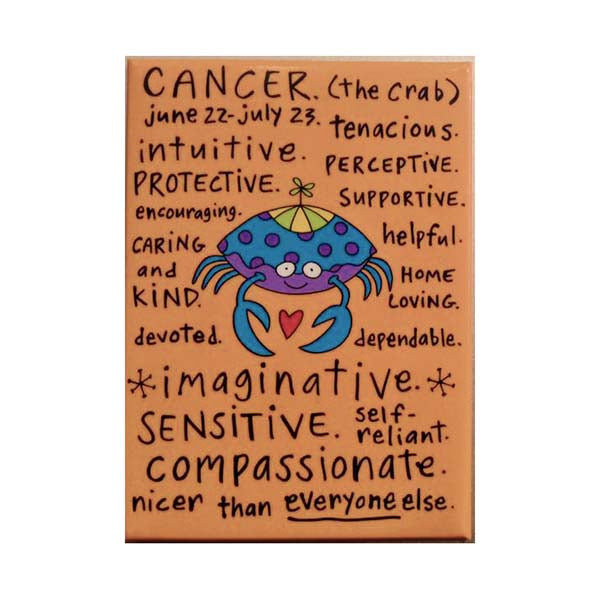 Cancer Horoscope Fridge Magnet Traits. — Gift-Man
