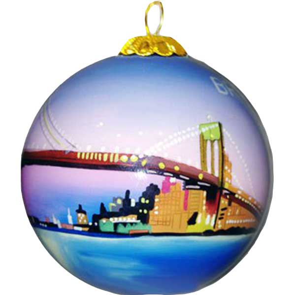 Brooklyn Bridge Christmas ornament