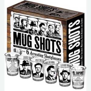 Mug Shots 6 arresting shotglasses