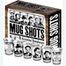 Shot glasses feature 6 famous gangsters