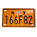 New York state 1985 motorcycle license plate