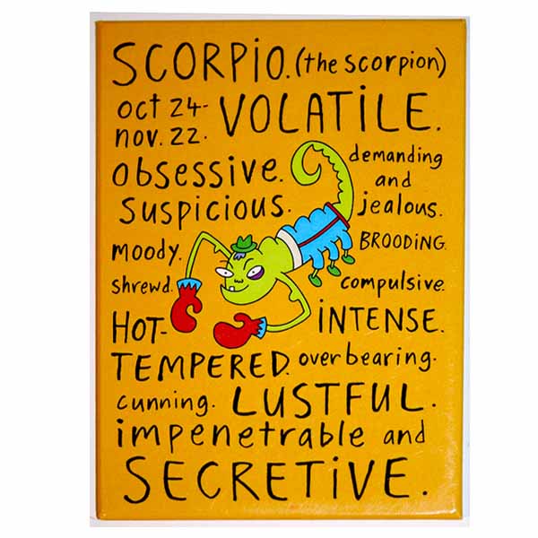 Scorpio Horoscope Magnet Negative Traits