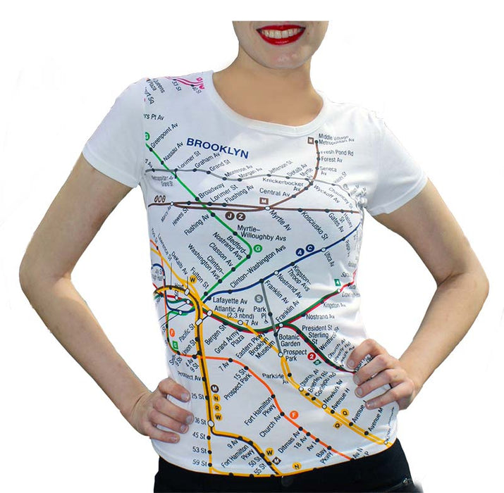 NYC subway Lines t-shirt