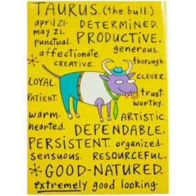 Horoscope magnets Taurus