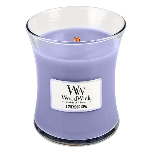 WoodWick lavender candle